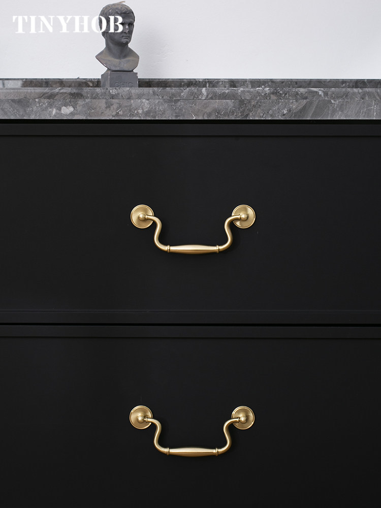 Luxury Vintage Solid Brass Dro - Furniture Hardware Drop Pulls review and price
