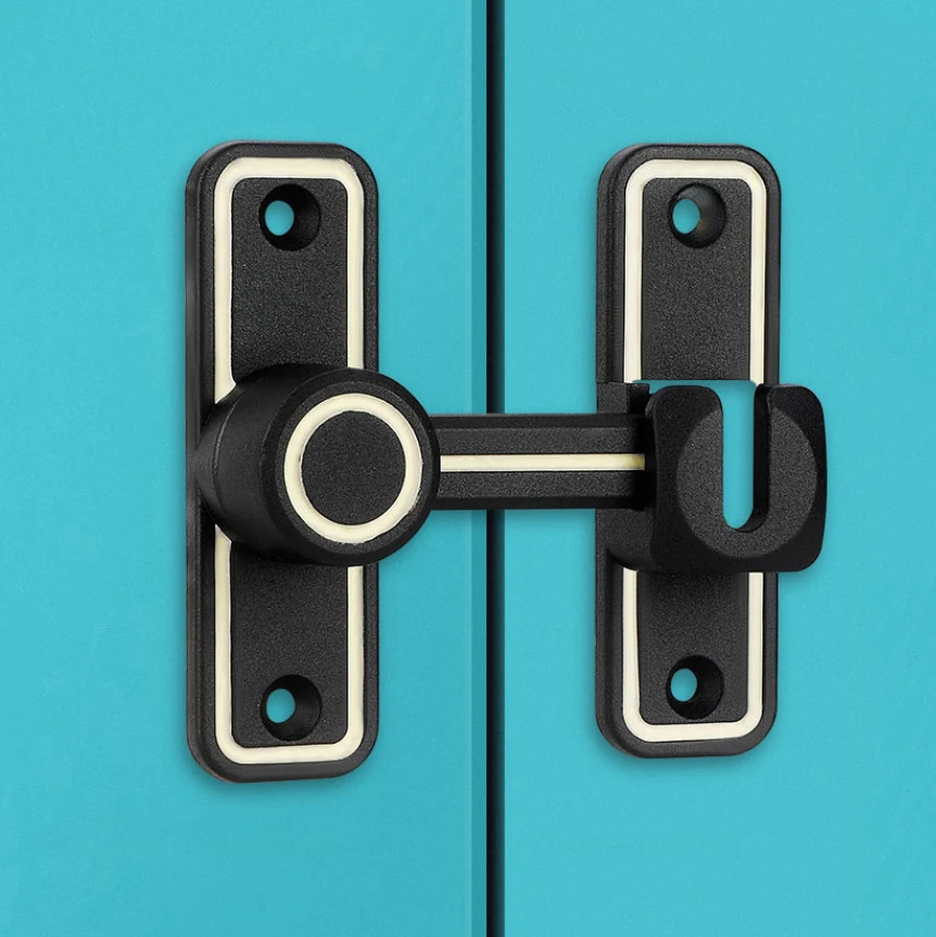 Black Luminous Barn Door Latch - Furniture Hardware Fitting review and price