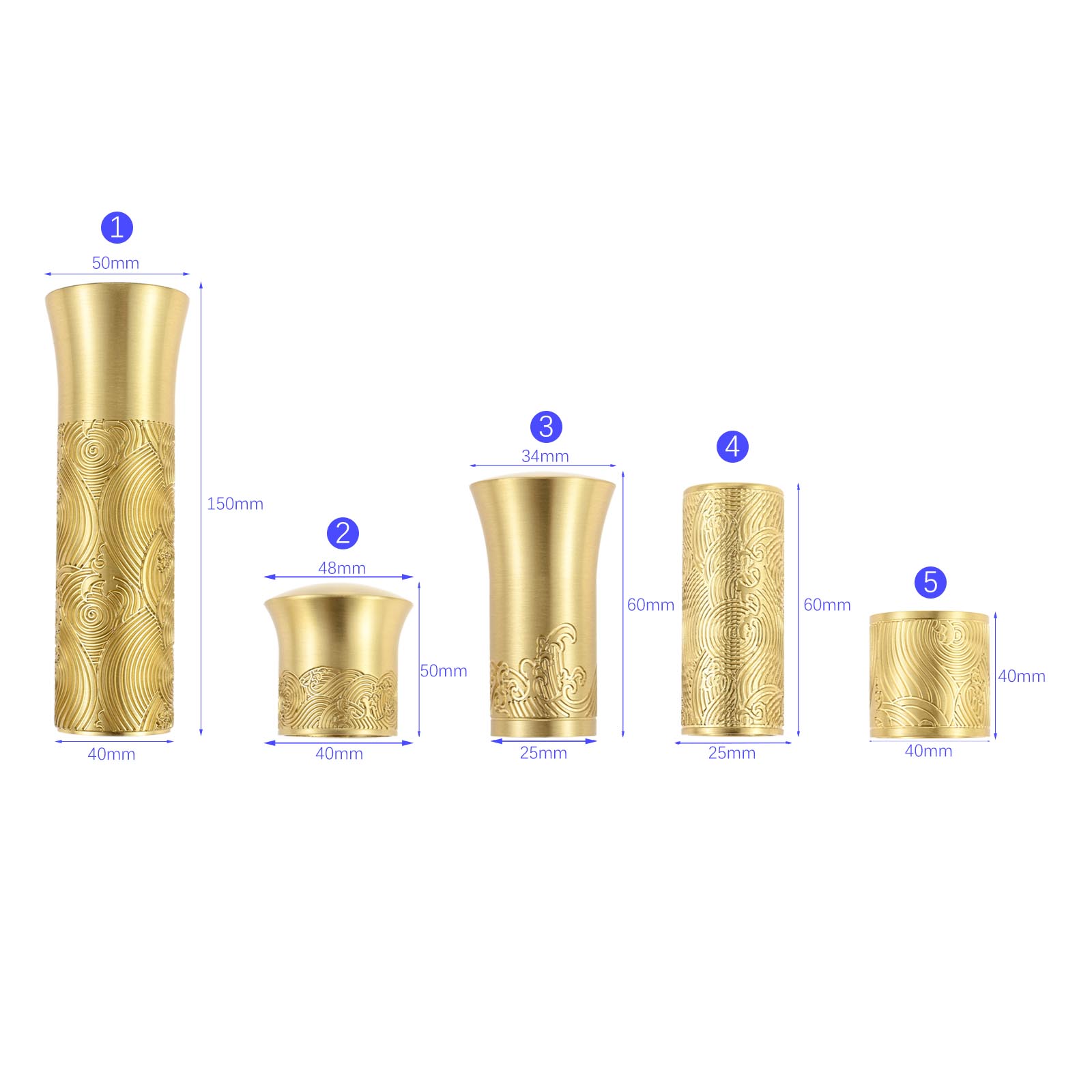 Vintage Brass Furniture Leg Co - Cabinet Hinge Overlay review and price