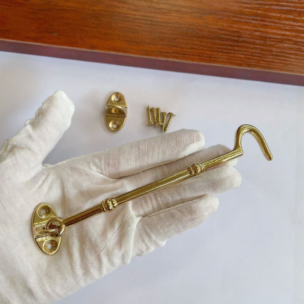 Solid Brass Window Hook Retro  - Furniture Hardware Fitting review and price